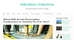 Desktop Screenshot of albritton-interiors.com